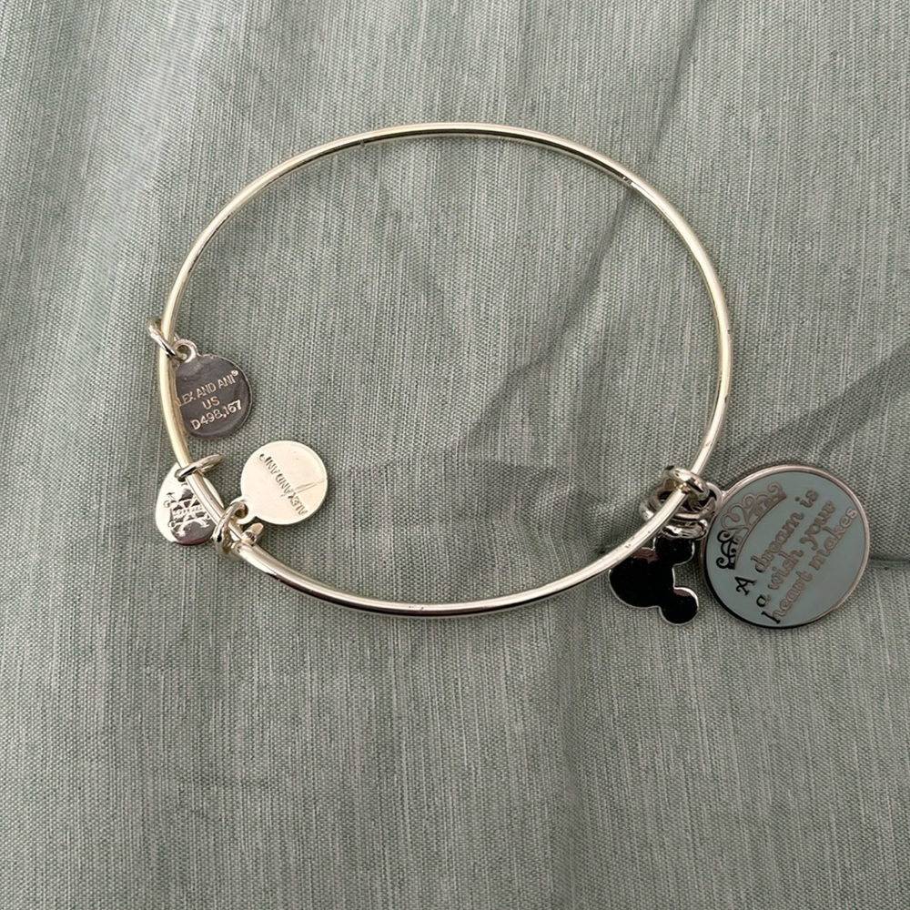 Alex and Ani Disney Bracelet Silver
